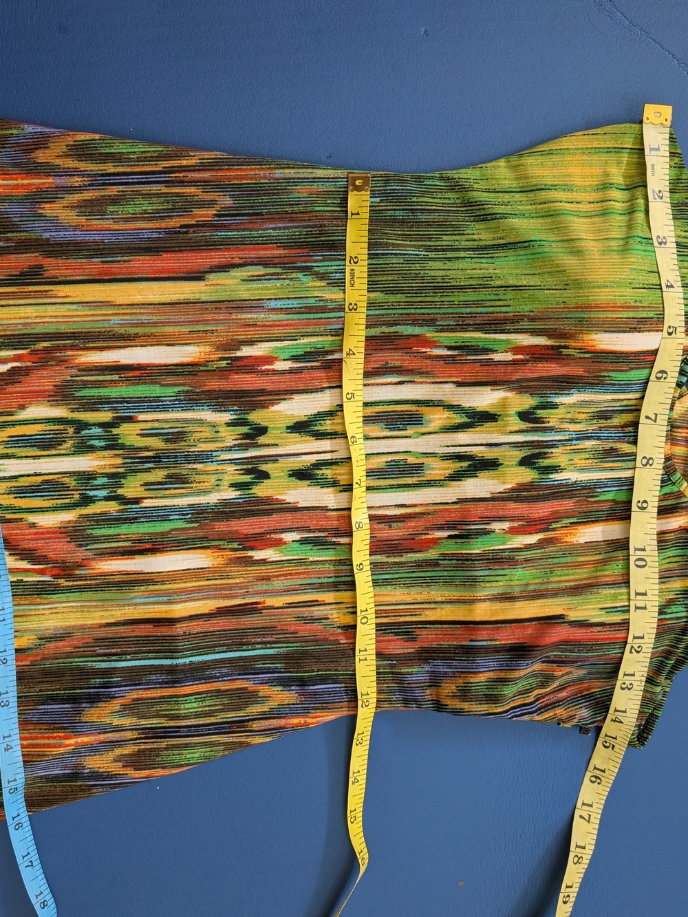 Multi-Color Patterned Cutout Maxi Dress - Picture 3 of 13